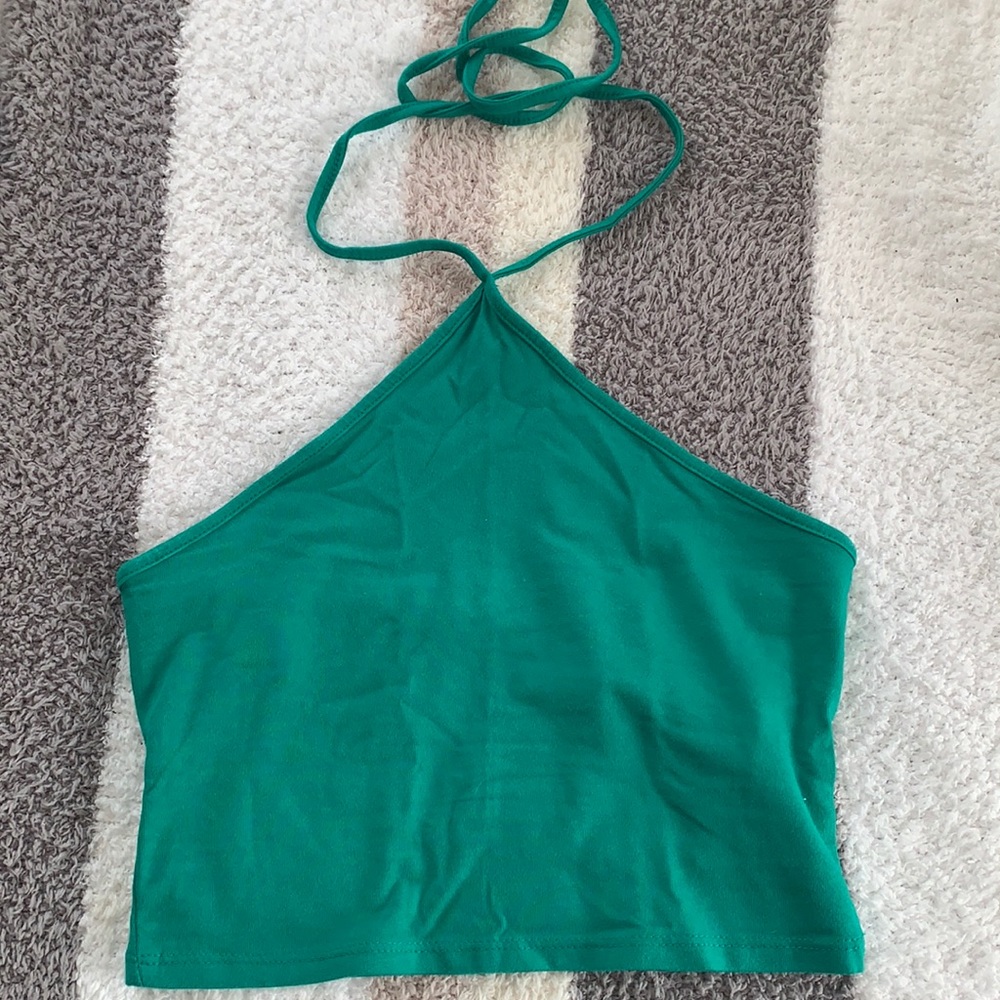 Halter neck crop top